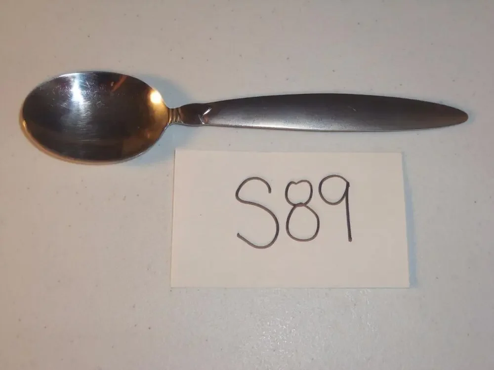 Pfaltzgraff Satin Laurel Solid Serving Spoon Stainless 18/0 -0316S89
